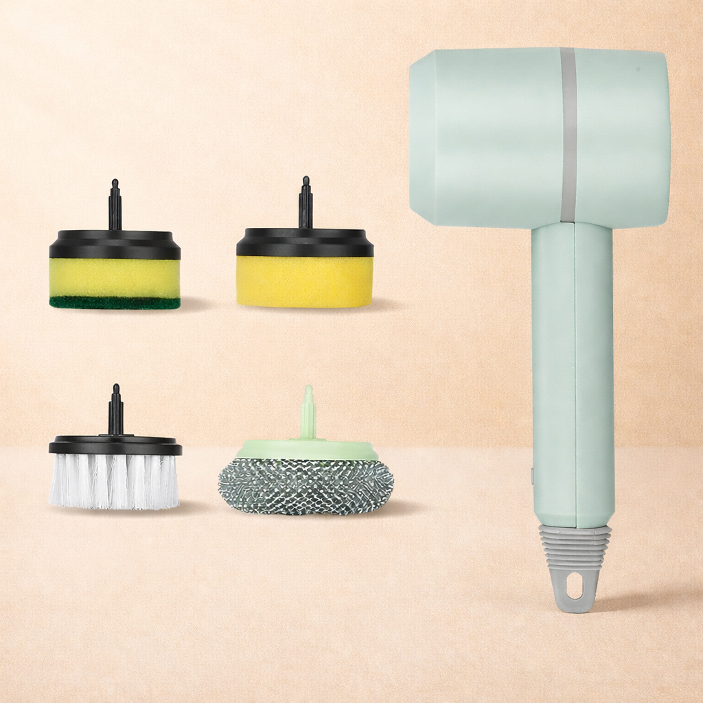 Elektrische Power- Reinigungsbürste für Küche, Bad und Fliesen